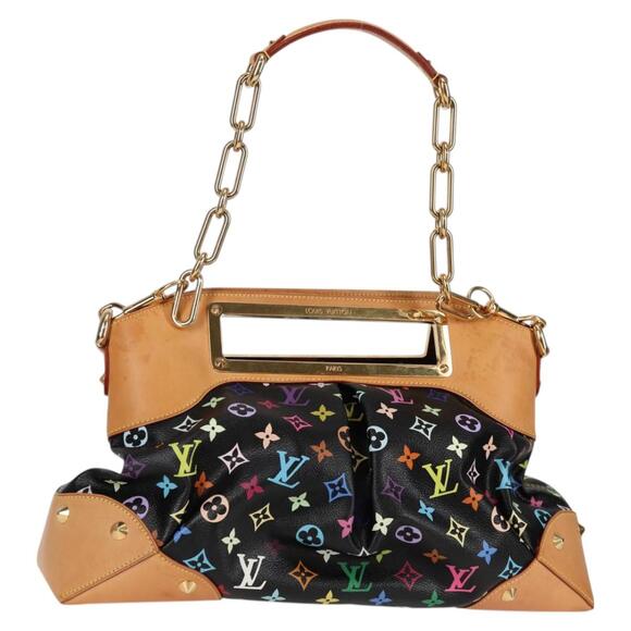 LOUIS VUITTON Monogram Multicolor Judy GM Bag Black M40254 - Picture 1 of 16